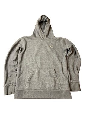 Jordan Youth XL Grey Essentials Pullover Hoodie | Jumpman Logo